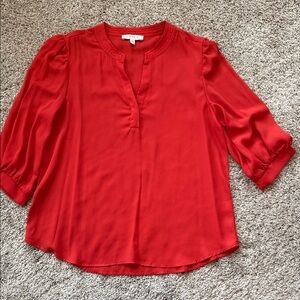Chaus Vibrant Scarlet Blouse